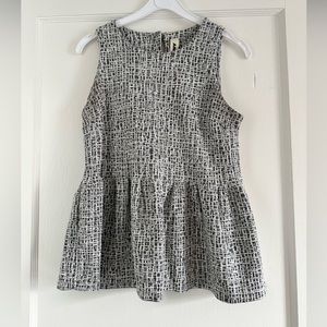 Amadi Grey Sleeveless Blouse